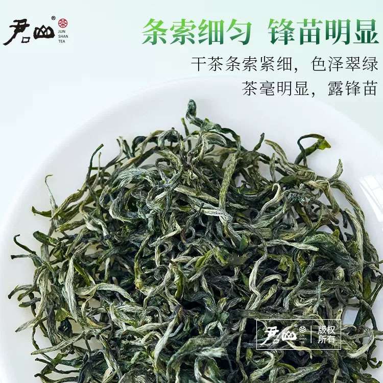 [君山牌] 2023明前新茶湖南特産君山毛尖禮盒裝春茶送禮茶葉綠茶250g盒